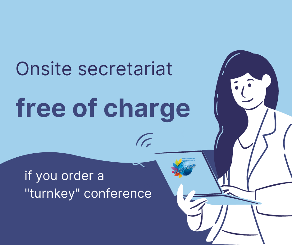 Onsite secretariat free of charg